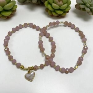 Set de pulseras Cristales